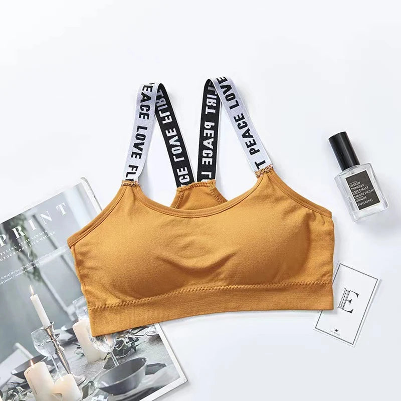 Push Up Sports Bra – Fitness Yoga Tank Top