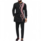 2026 new traditional men's suit luxury gentleman's shirt suit casual travel banquet men's two-piece set fashionable men's suit