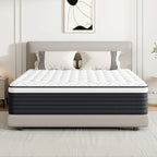 Twin Mattress, 12 Inch Hybrid Memory Foam Mattress in a Box, Pressure Relief for Back Support, Medium Firm,, Customized