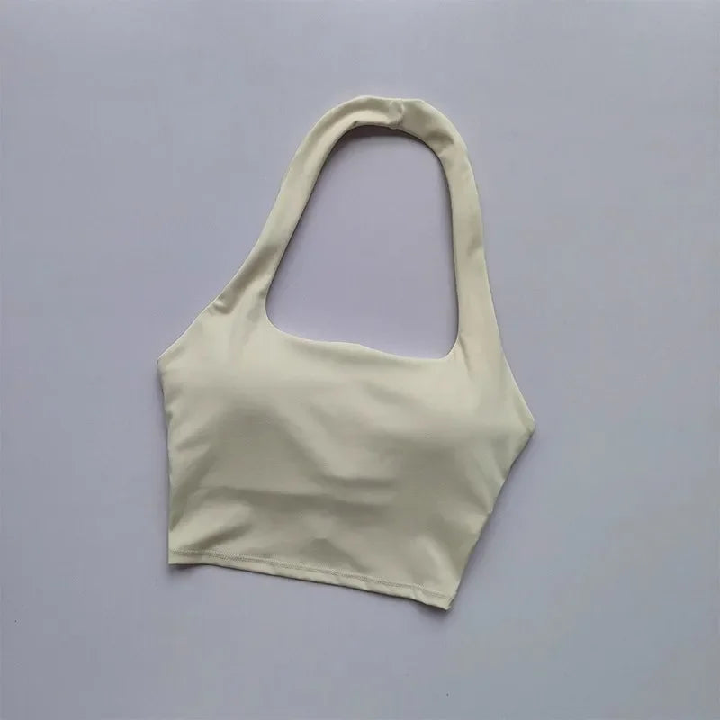 Backless Sports Bra – Athletic Yoga Crop Top