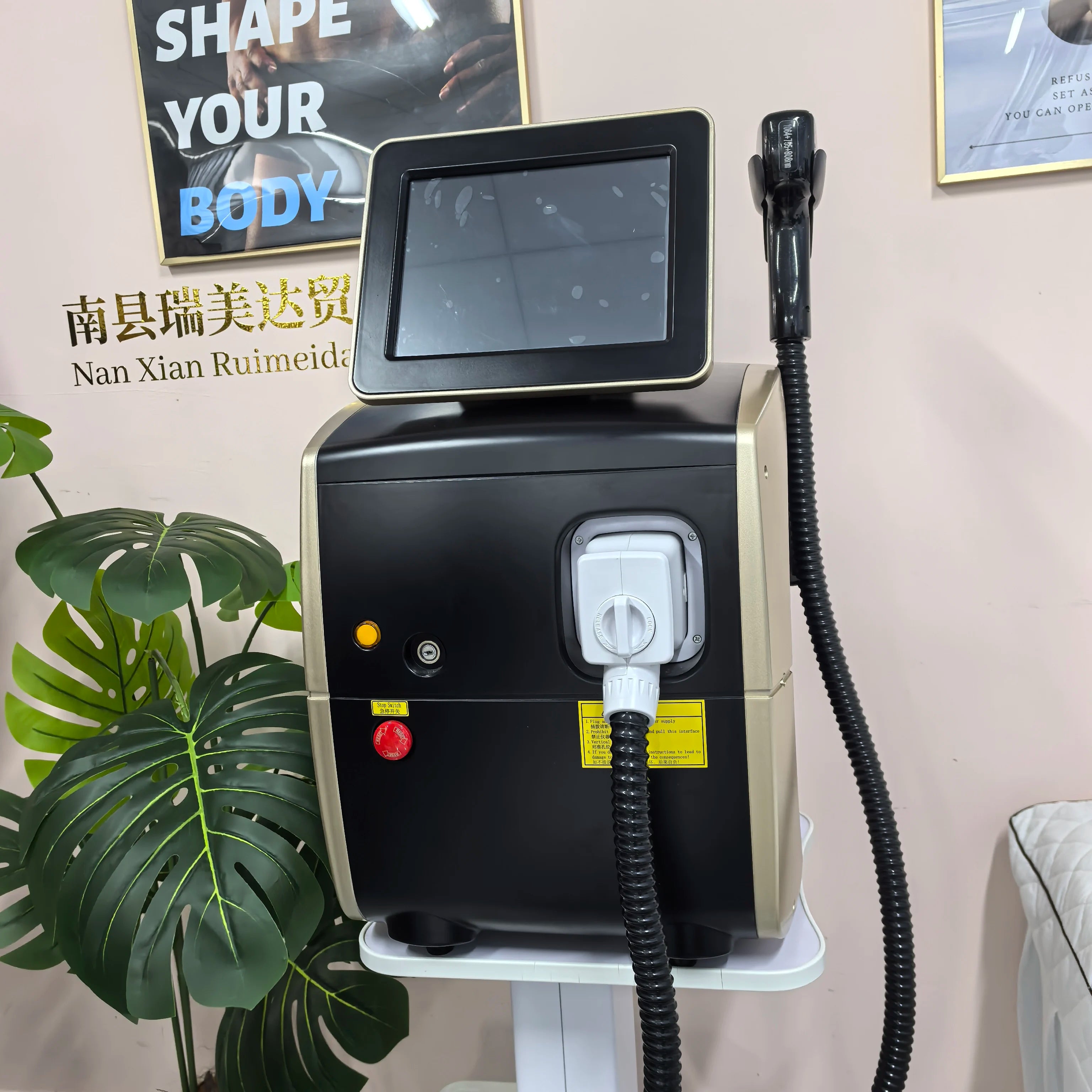 Powerful 5000W Alexandrite Ice Platinum Laser Epilator Professional Diode Laser Machine Permanent Hair Remover For Woman