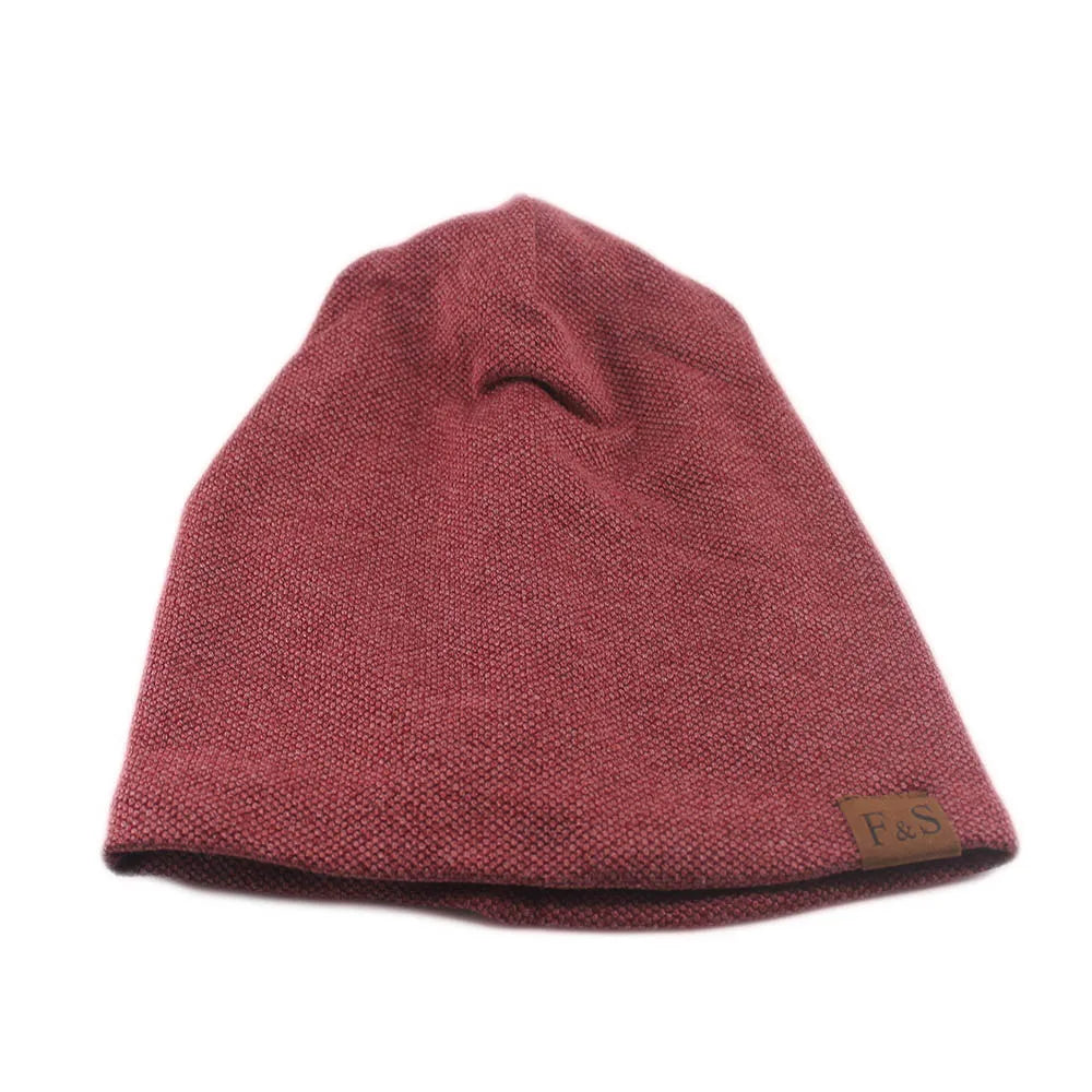 Fashion Bonnet Hat For Men And Women Autumn Knitted Solid Color Skullies Beanies Spring Casual Soft Turban Hats Hip Hop Beanie