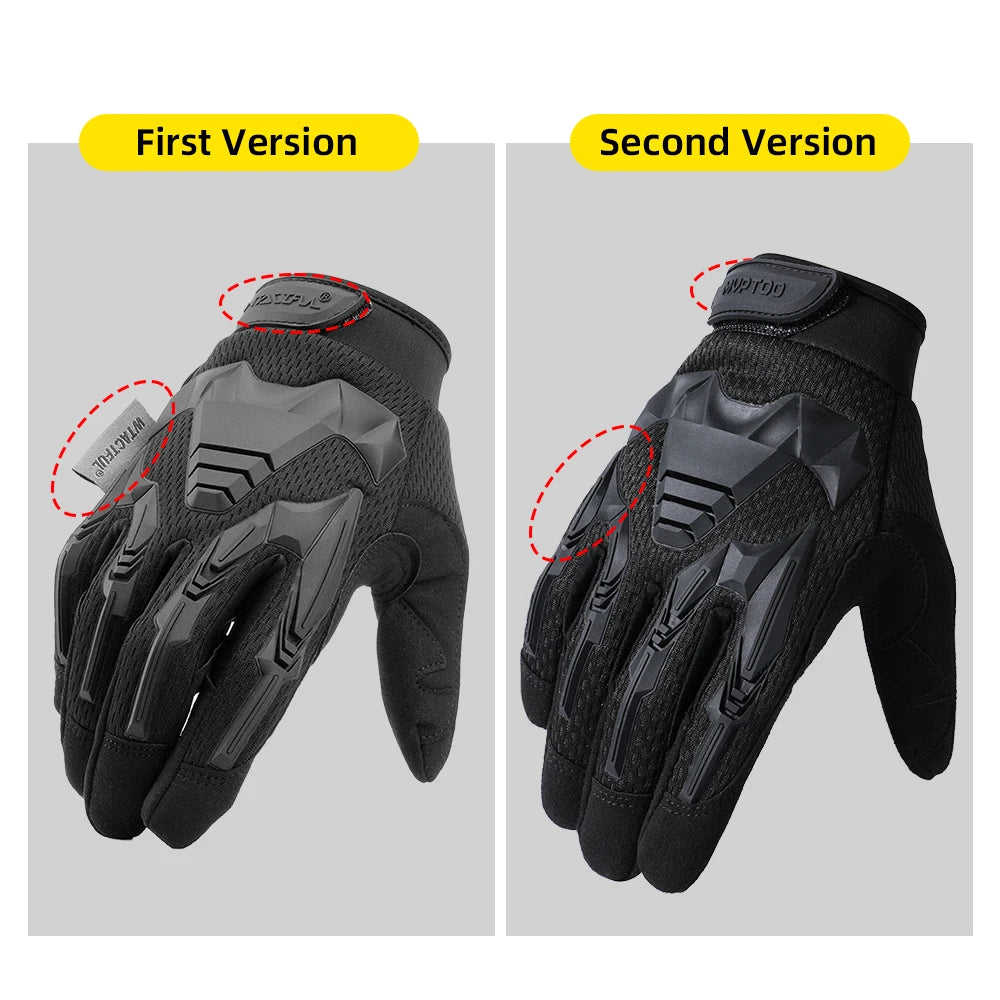 Camo Tactical Gloves Men Outdoor Hunting Hiking Climbing Sports Camping Combat Anti-skid Cycling Bike Full Finger Mittens Women