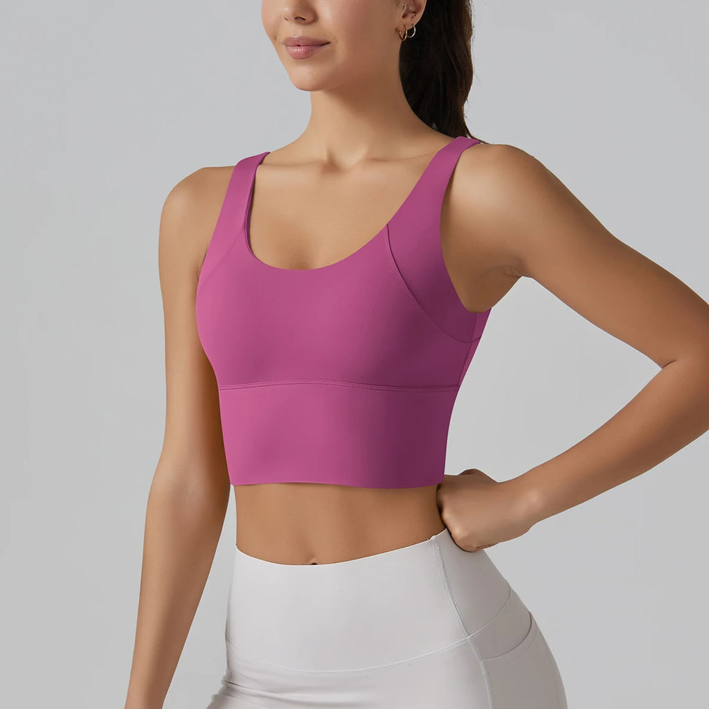 New  Yoga Tank Top Summer Sexy Fitness Yoga  Underwear Women's Sports Bra Push Up Fitness Bra  Running Gym Fitness Tops