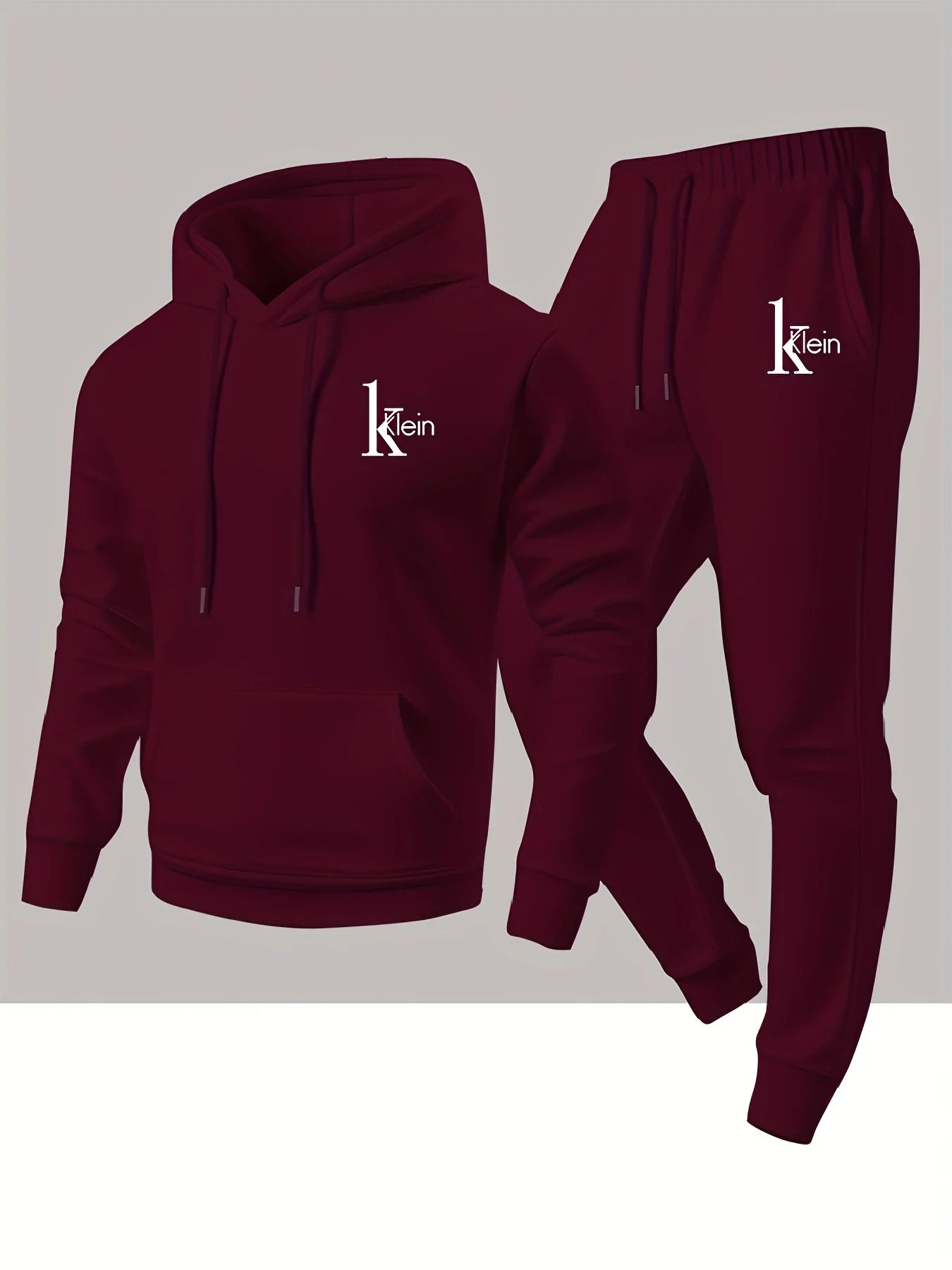 Autumn Winter Fashion Bestsellers Men Women Hooded Sweatshirts+Pants Two-piece Set Daily Outdoor Fitness Casual Warm Sportswear Secondary image
