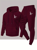 Autumn Winter Fashion Bestsellers Men Women Hooded Sweatshirts+Pants Two-piece Set Daily Outdoor Fitness Casual Warm Sportswear