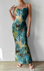 Women's Dresses Blue Jean Print Sleeveless Strapless Midi Bodycon Maxi Dress 2026 Sexy Vestidos Club Party Evening Sundress