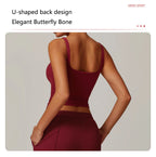 Summer Women's Workout Yoga Tank Top Quick-Dry Gym Sports Vest Female Running Tight Top Women U-Back Fitness Underwear