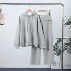 Casual Sequined Angel Wings Oversized Hoodie Women Loose Grey Long Sleeve Street Warm Pullover 2025 Winter Lady Daily Wear New