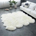 Nordic style Villa living room Tatami Australian wool carpet Pure wool sheepskin Bed blanket mattress 8Sheet stitching