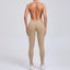 2026 Yoga Jumpsuit Fitness Sports Overalls Gym Clothing Set Wear Pilates Workout Clothes Women Short Sleeves Outfit Activewear