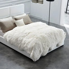 Nordic style Villa living room Tatami Australian wool carpet Pure wool sheepskin Bed blanket mattress 8Sheet stitching