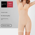 Waist Girdling Body Slimmin Back Release Seamless Genuine Goods Wear-Free Bra