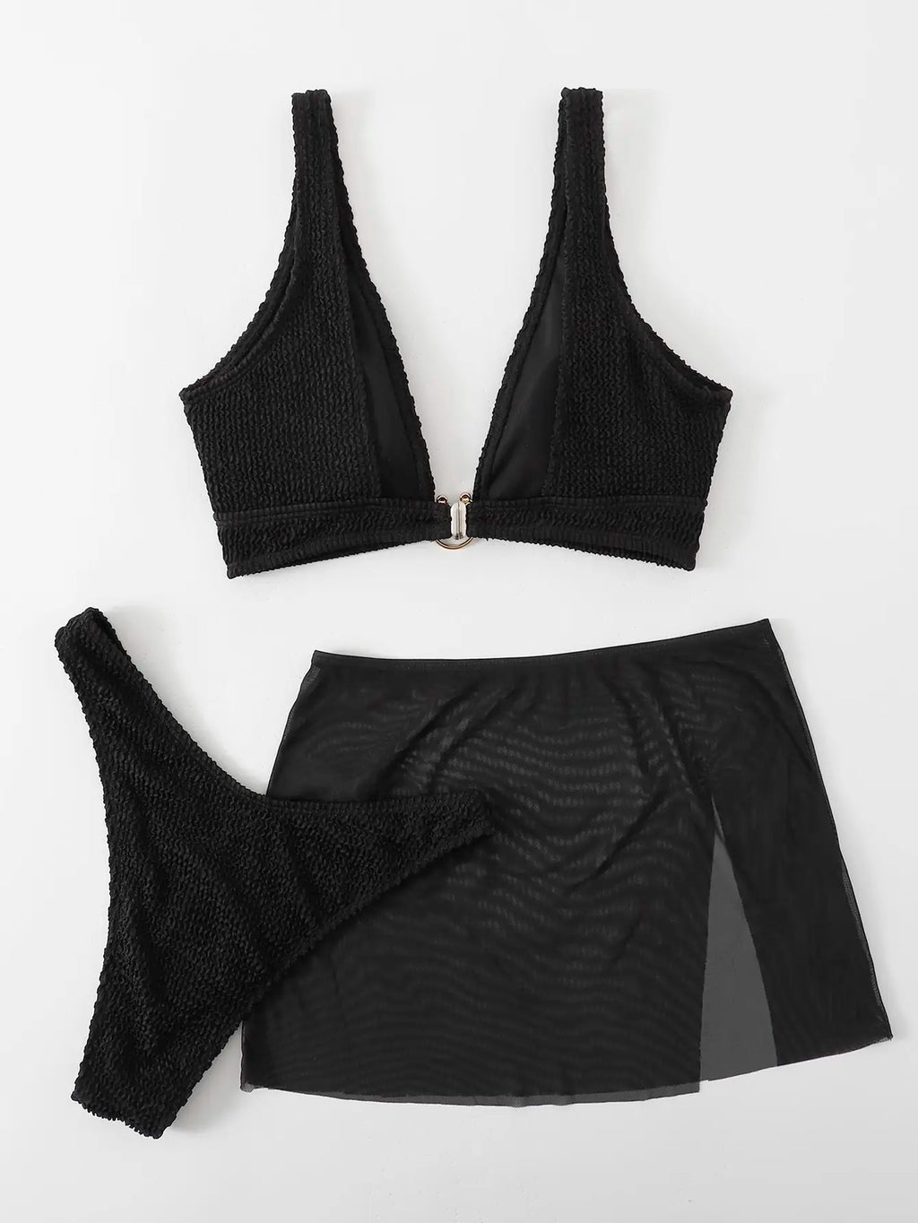 Brazilian Thong Bikini 2026 Women With Skirt Sexy Swimwear Female Padded Swimsuit Push Up Beachwear Bathing Suit Biquini Summer