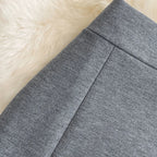 Women's Skirt Solid High Waist Work Pencil Skirt 2026 New Fashion Ladies Slim Fit Split Office OL Skirt Grey Red Black Skirts