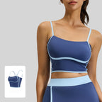 Women's Yoga Sports Bras Padded Gym Top Beauty Back Workout Crop Top Adjustable Shoulder Strap Fitness Bra Tight Yoga Wear