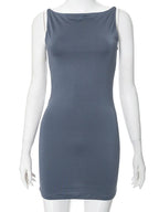 Women's Sleeveless Mini Wrap Dress Y2K Basic Casual Fashion Summer Sexy Elegant Club Party Evening Outfit 2025