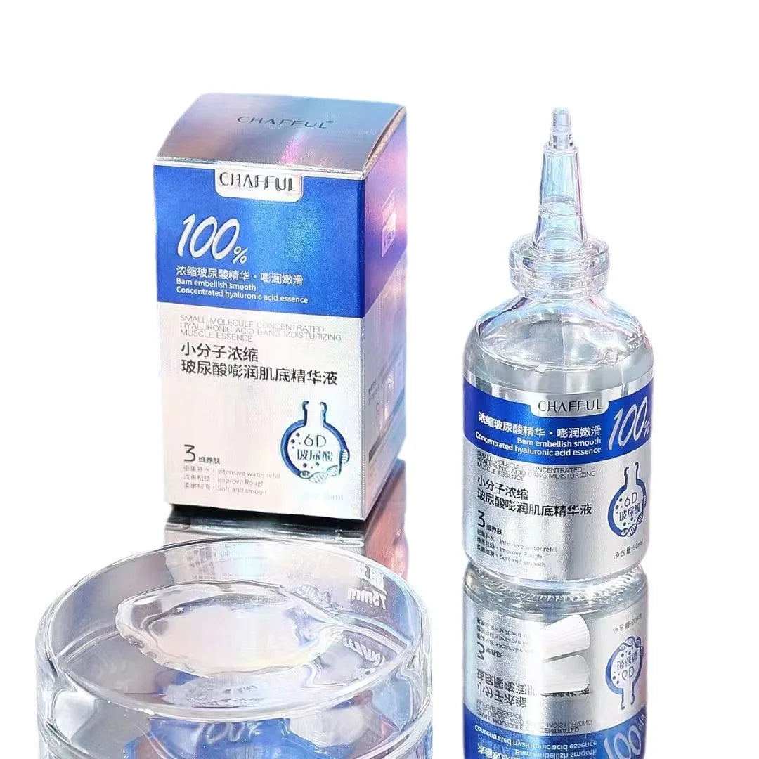 2pcs Hyaluronic Acid Facial Essence Deep Moisturizing Facial Skin Essence Korean Skin Care Products Reduces Dry Skin Secondary image