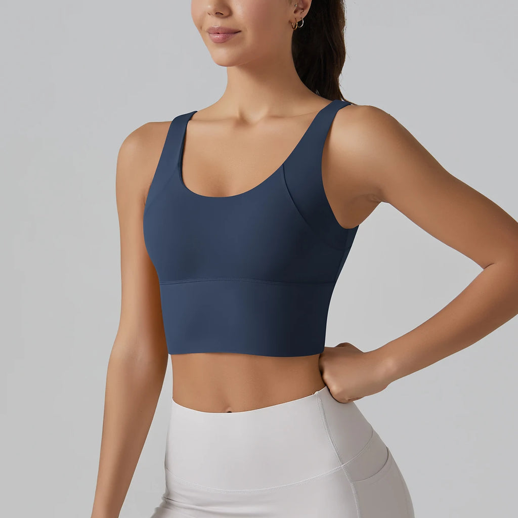 New  Yoga Tank Top Summer Sexy Fitness Yoga  Underwear Women's Sports Bra Push Up Fitness Bra  Running Gym Fitness Tops