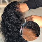 230% Curly Deep Wave 13x4 HD Lace Front Wigs Short Bob Wig 14 16 Inch Brazilian 100% Human Hair 4x4 Transparent Lace Frontal Wig