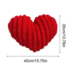 Heart Decorative Throw Pillow Living Room Bedroom Creative Cute Heart Pillow Home Soft Comfort Heart Shape Pillow Decoration