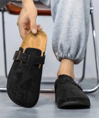 Couple Cork Clogs Slippers Fashion Soft Footbed Suede Beach Slides With Arch Support Girls Outdoor Muller Shoes womens sandals