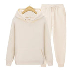 Jogging Women's Tracksuit Casual Women's Sports Suit Loose and Comfortable Daily 2026 Stripe Hoodie Two Piece Set Matching Sets