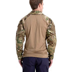 Outdoor Tactical Hiking T-Shirts Men Combat Military Army CP Camouflage Long Sleeve Hunting Climbing Shirt Cotton Sport Clothes