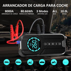 BSMOOM Car Jump Starter Air Compressor With Power Bank 150PSI Air Pump Car Battery Emergency Boosters with LED Light