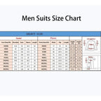 Formal Wedding Brown Men's Suits Blazer Elegant Double Breasted Shawl Lapel Slim Fit Male Clothing Customized 2 Pcs Jacket Pants