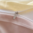 2-side Solid Color Brush Fabric Bed Set 4 Pieces Duvet Cover Pillowcase Bedding Set Bed Sheet Quilt Cover Single Queen King Size