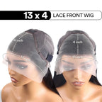 30 Inch Natural Black 360 Lace Front Straight Human Hair Wigs HD Transparant Full Lace 5X5 Glueless Wigs Human Hair Pre Plucked