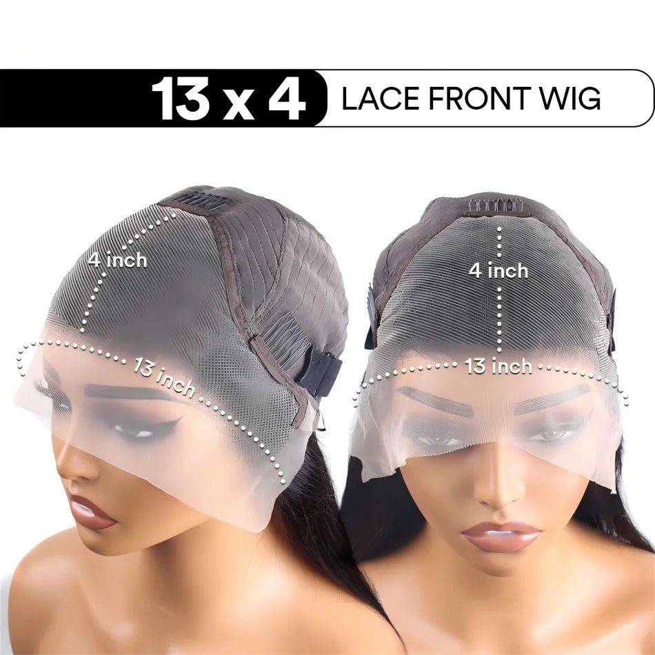30 Inch Natural Black 360 Lace Front Straight Human Hair Wigs HD Transparant Full Lace 5X5 Glueless Wigs Human Hair Pre Plucked