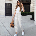 HXAO Fashion Office Wear High waist Pants for Women Formal Pants Office outfits Pencil Trousers Black Pink White Ladies Pants