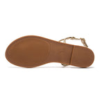 2026 Sandals Summer Women's Shoes Thin Bottom Flat Spaghetti Straps Casual Sandals Luxury Brand New
