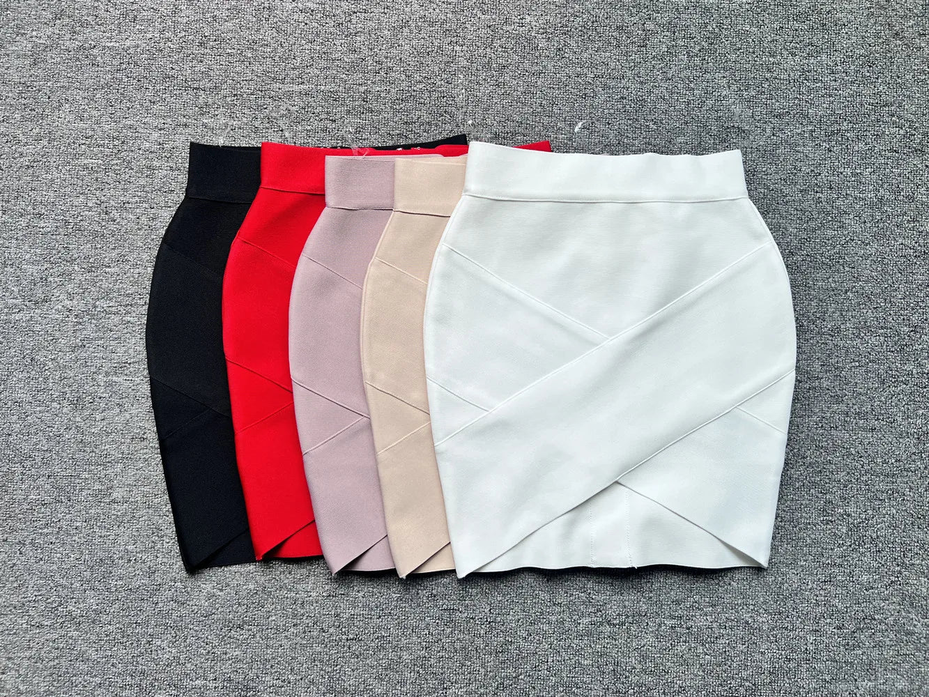 Women Bandage Pencil Skirt High Waist Crisscross Bodycon Mini Skirts High Street Evening Club Party Top Quality Nightwears Main image