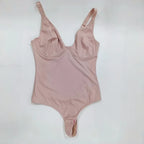 Women's sports clothing, low neck suspender, top yoga fitness bodysuit, tight fitting clothing, women's underwear, women's sexy