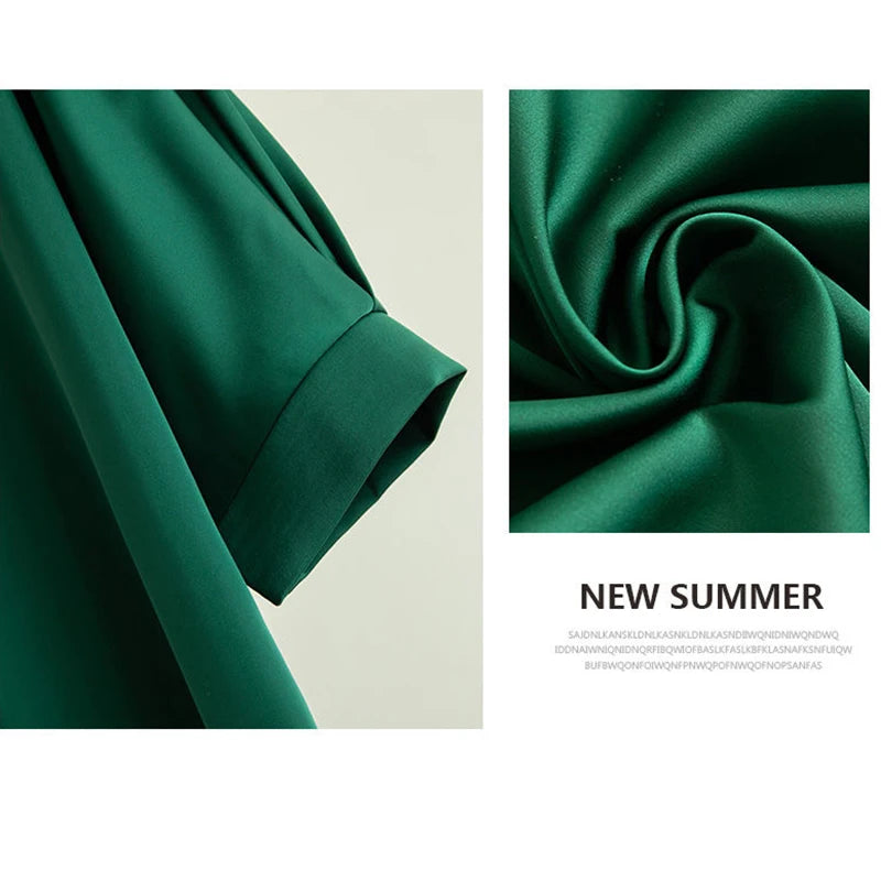 New In Summer Satin Silk Half-Sleeve Tee Tops Basic Solid Women‘s T-Shirt Casual O-neck Thin Shirts Ladies Loose Blouses