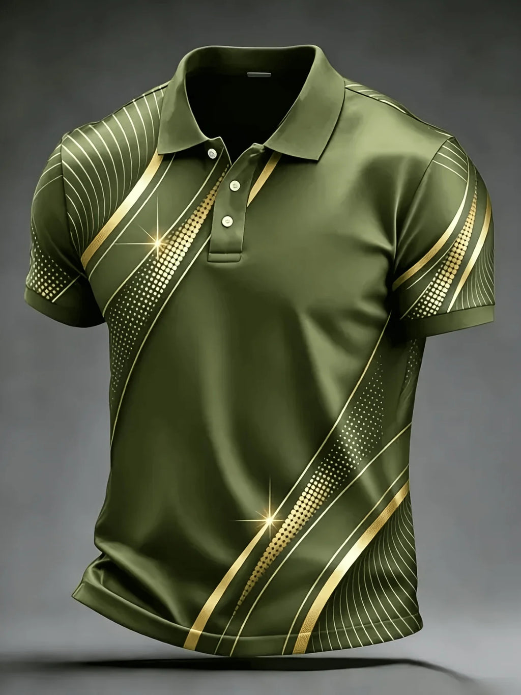 Men's 3D Print Golf Polo Shirt Short Sleeve Micro Elastic Polyester Outdoor Casual Summer Streetwear Daily Wear