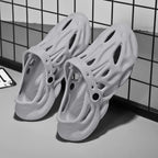 Litfun Summer Clogs Sandals For Men New Outdoor Soft Botton Beach Slippers Anti-slip EVA Garden Shoes Fashion Hollow Hole Shoes