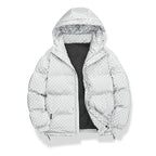 Supzoom New Arrival Casual Mens Winter Trendy Hooded Bread Couple Bright Face Starry Thickened Coat Cotton-padded Jackets
