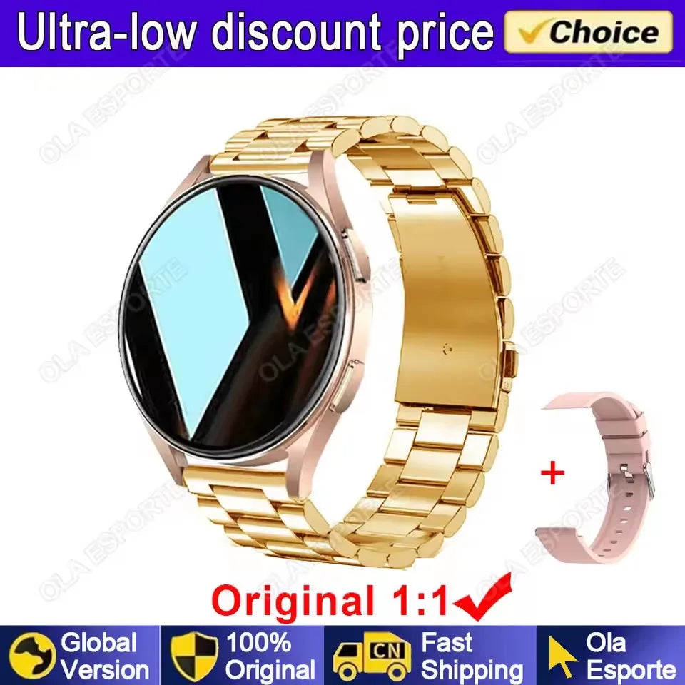 2026 New Women SmartWatch Bluetooth Call Lady Watches Sport Waterproof  Heart Rate  Sleep Smart Watch for  Women Present Gift