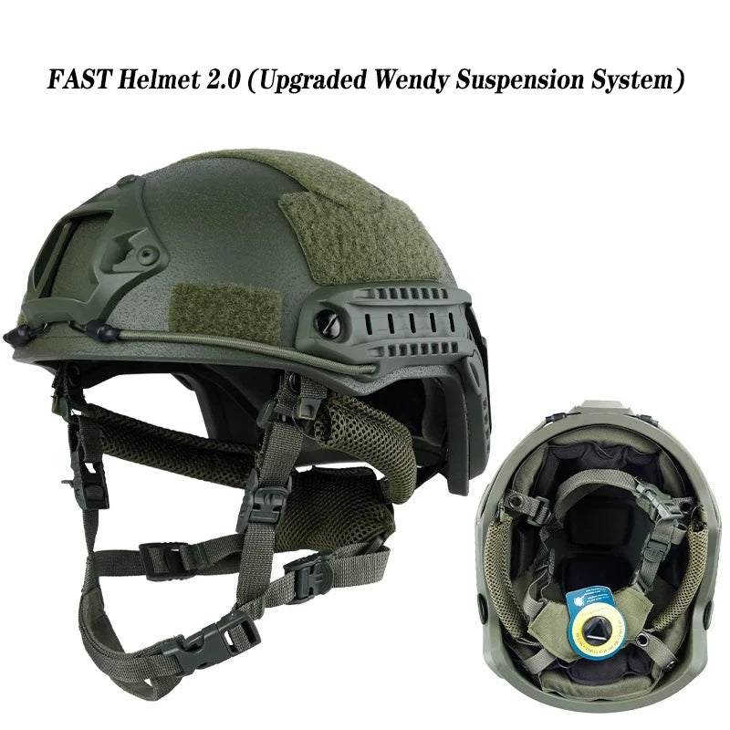 BOOIU Fast Tactical Helmet Wendy Suspension System Fiberglass Outdoor Activity Training Safety Riot And Rapid Protection Helmet