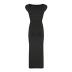 Red Sexy Women's Maxi Dresses For Summer New Streetwear Fashion Backless Casual Slim Basic Dress Club Elegant Party Lady Dresses