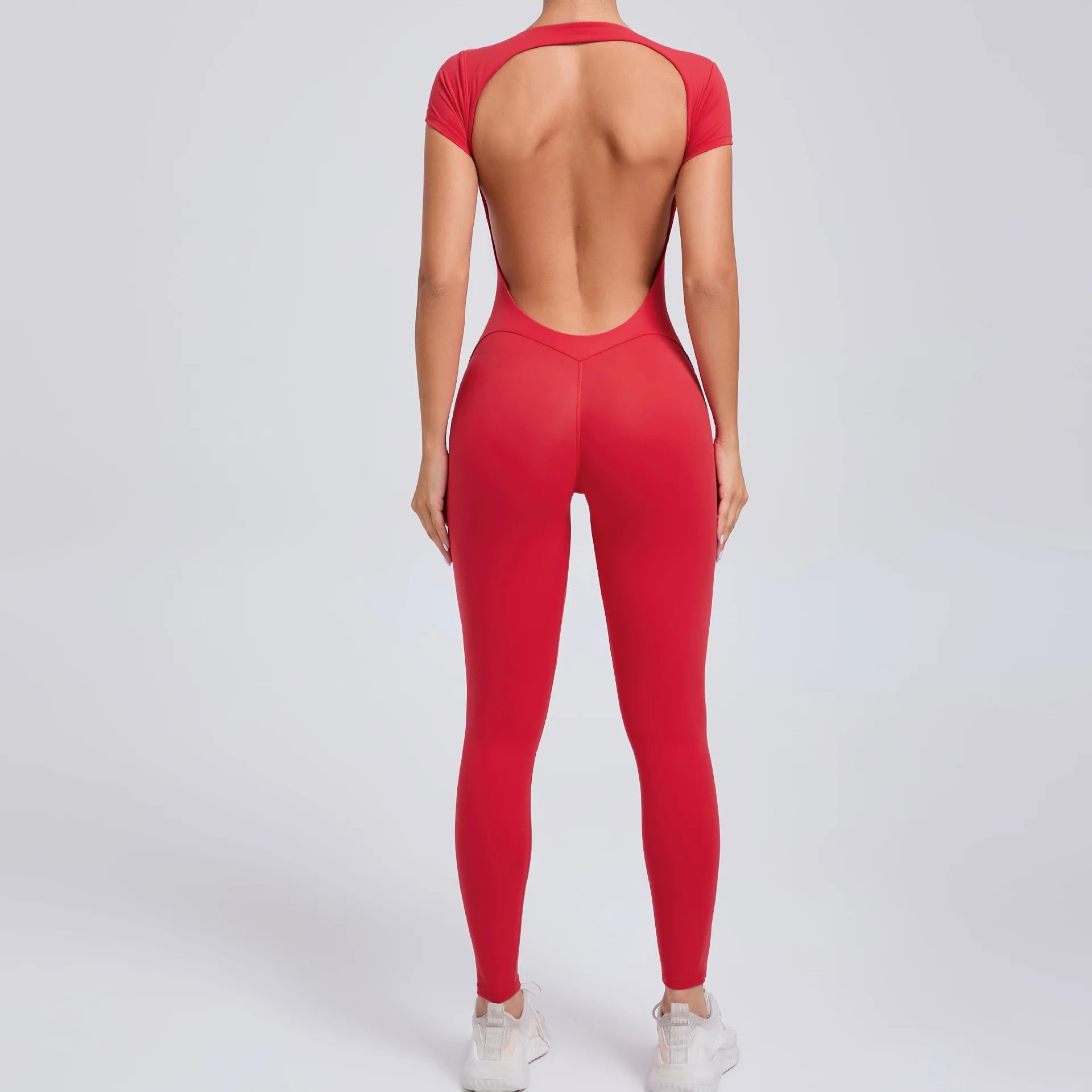 2026 Yoga Jumpsuit Fitness Sports Overalls Gym Clothing Set Wear Pilates Workout Clothes Women Short Sleeves Outfit Activewear