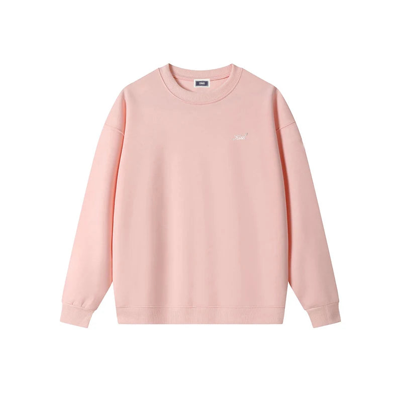 2025 Autumn High Quality O-Neck Sweatshirts Cotton Brand Embroidery logo Casual Hoodie Men Long Sleeve Women Tracksuit Tops