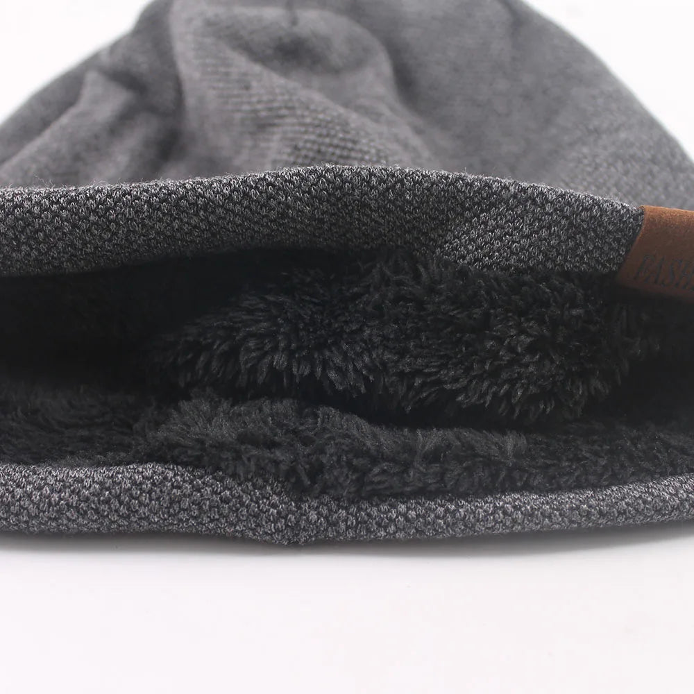 Fashion Bonnet Hat For Men And Women Autumn Knitted Solid Color Skullies Beanies Spring Casual Soft Turban Hats Hip Hop Beanie