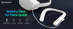 NEWDERY 10000mAh Battery Pack for Meta Quest 3S/3/2/1/Pro/PSVR 2/Pico 4 Pro USB C Portable Charger Hanging Neck Power Bank
