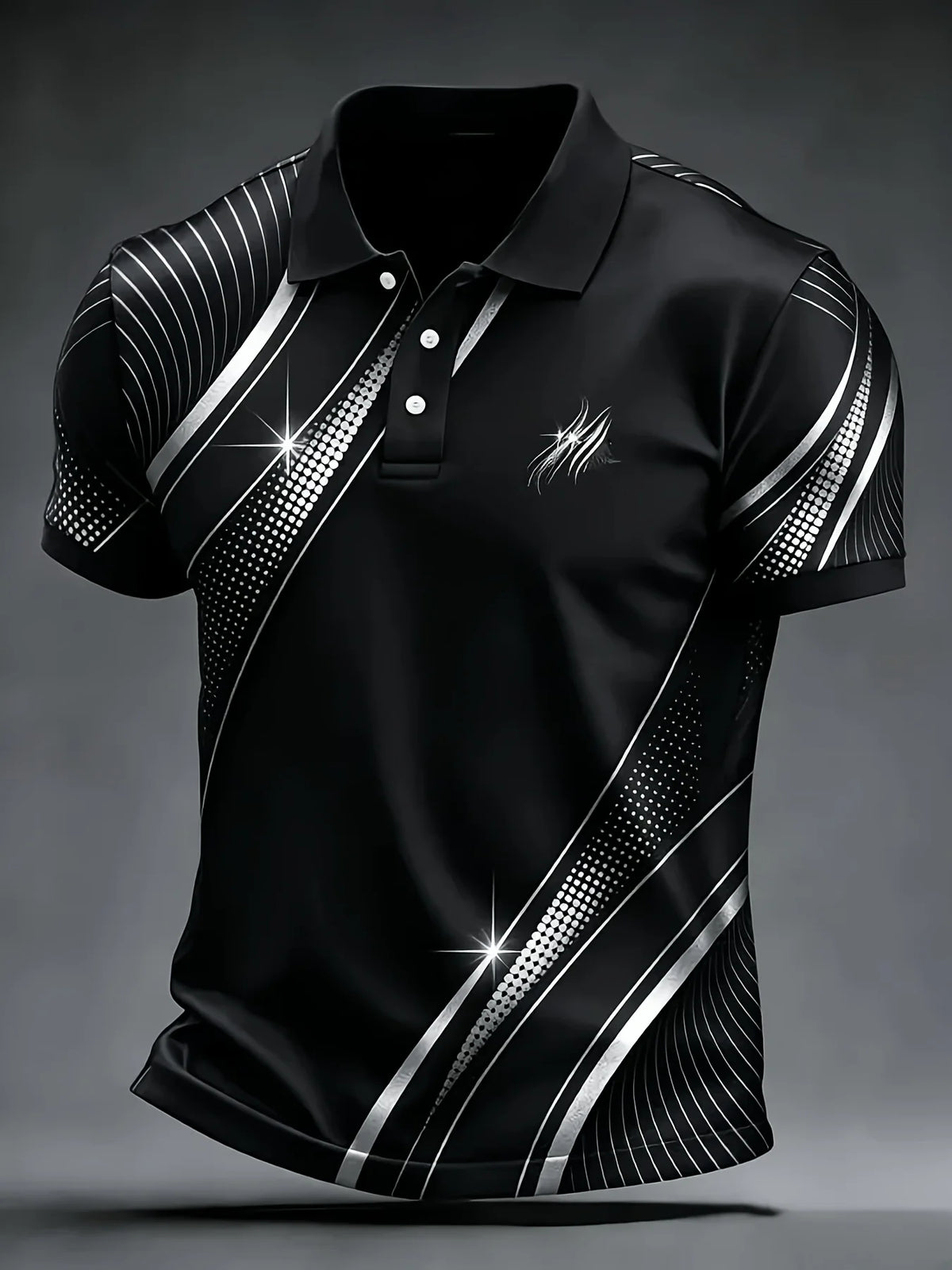 Men's 3D Print Golf Polo Shirt Short Sleeve Micro Elastic Polyester Outdoor Casual Summer Streetwear Daily Wear
