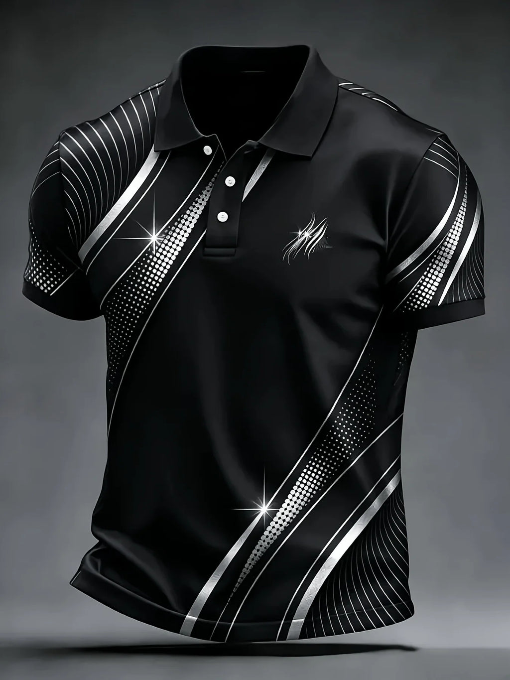 Men's 3D Print Golf Polo Shirt Short Sleeve Micro Elastic Polyester Outdoor Casual Summer Streetwear Daily Wear